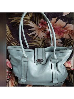Mondani Seafoam Shoulder Tote Bag